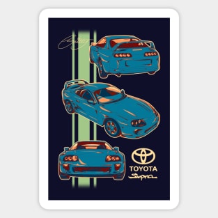 Toyota Supra MKIV Sticker